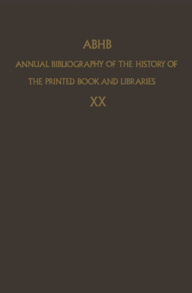 ABHB Annual Bibliography of the History of the Printed Book and Libraries 