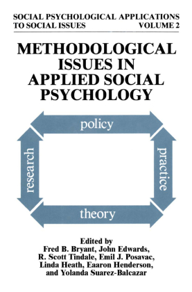 Methodological Issues in Applied Social Psychology 