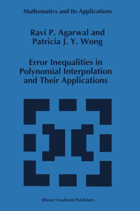 Error Inequalities in Polynomial Interpolation and Their Applications 