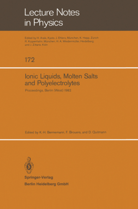 Ionic Liquids, Molten Salts, and Polyelectrolytes 