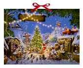 Nostalgisches Weihnachtskarussell, Nostalgic Carousel, Manège de Noël rétro
