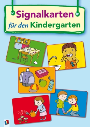 Signalkarten für den Kindergarten, m. 40 farb. Karten 