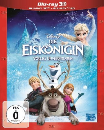 Die Eiskönigin - Völlig unverfroren 3D, 1 Blu-ray