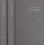 Rudolf Steiner: Schriften. Kritische Ausgabe / Band 8,1-2: Schriften zur Anthropogenese und Kosmogonie, 2 Teile