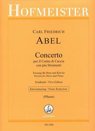 Concerto per il Cornu di Caccia con piu Stromenti, für Horn + Klavier 