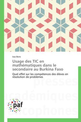 Usage des TIC en mathématiques dans le secondaire au Burkina Faso 