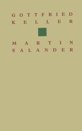 Gottfried Keller Martin Salander 