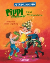 Pippi Langstrumpf feiert Weihnachten Cover