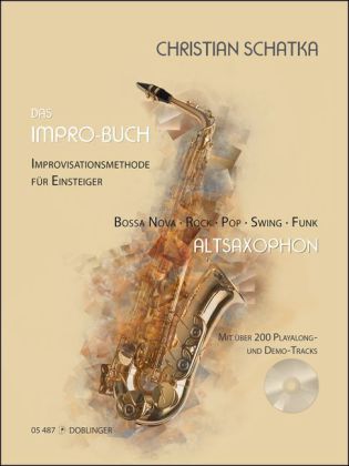Das Impro-Buch, für Altsaxophon, m. Audio-CD