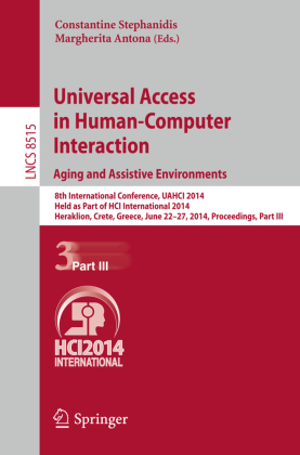 Universal Access in Human-Computer Interaction: Aging and Assistive Environments 