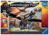 Ravensburger Kinderpuzzle - 10015 Drachenzähmen leicht gemacht - Dragons-Puzzle für Kinder ab 7 Jahren, mit 150 Teilen i
