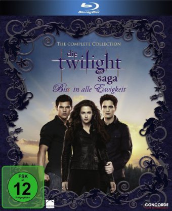 The Complete Collection: Die Twilight-Saga - Bis(s) in alle Ewigkeit, 6 Blu-rays 