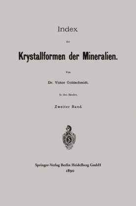 Index der Krystallformen der Mineralien 