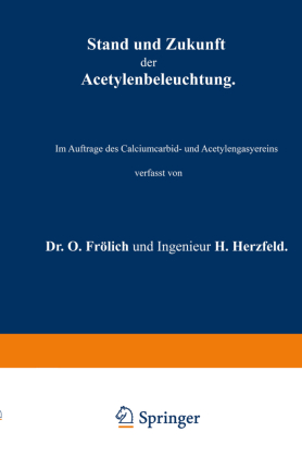 Stand und Zukunft der Acetylenbeleuchtung 