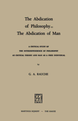 The Abdication of Philosophy The Abdication of Man 