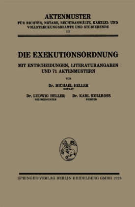 Die Exekutionsordnung 