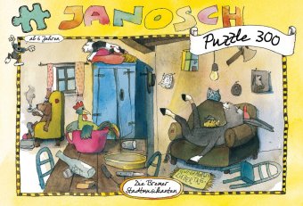 Janosch Puzzle, Die Bremer Stadtmusikanten, 300 Teile (Kinderpuzzle)