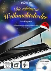 Piano-TV: Die schönsten Weihnachtslieder, m. 1 DVD-ROM