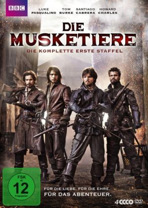 Die Musketiere - Die komplette erste Staffel, 4 DVD 