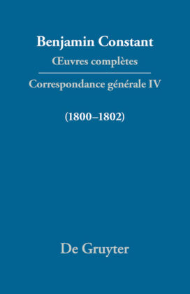 Correspondance 1800-1802 