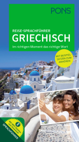 PONS Reise-Sprachführer Griechisch Cover