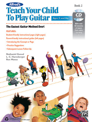 Alfred's Teach Your Child to Play Guitar, Book 2, m. 1 Audio-CD 