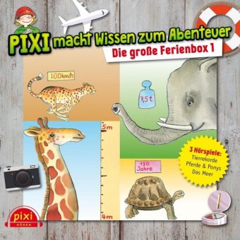 Pixi Wissen: Pixi macht Wissen zum Abenteuer: Die große Ferienbox 1, Audio-CD