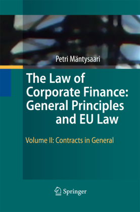 The Law of Corporate Finance: General Principles and EU Law 