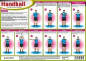 Handball - Schiedsrichterzeichen, Info-Tafel