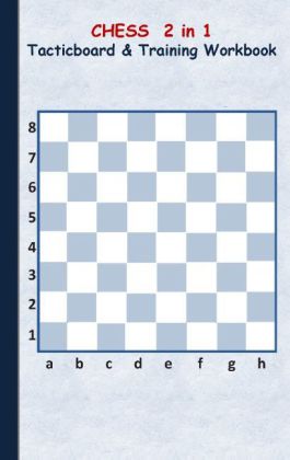 Chess 2 in 1 Tacticboard and Training Workbook 