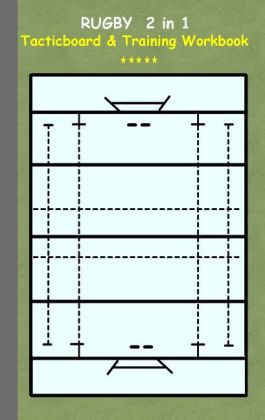 Rugby 2 in 1 Tacticboard and Training Workbook 