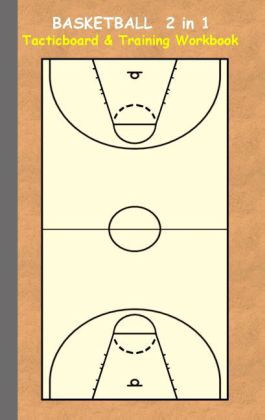 Basketball 2 in 1 Tacticboard and Training Workbook 