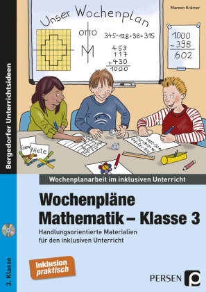 Wochenpläne Mathematik - Klasse 3, m. 1 CD-ROM 