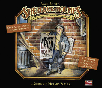 Sherlock Holmes Box, 4 Audio-CDs 