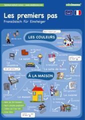 mindmemo Lernfolder - Les premiers pas - Französisch für Einsteiger - Vokabeln lernen mit Bildern