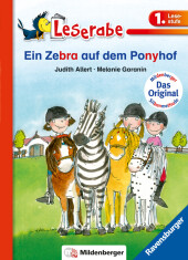 Ein Zebra auf dem Ponyhof - Leserabe 1. Klasse - Erstlesebuch für Kinder ab 6 Jahren Cover