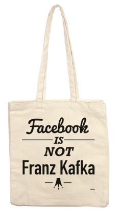 Facebook is not Franz Kafka, Stofftasche 