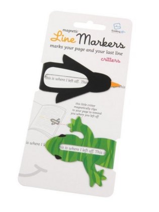 Line Markers Critters - Magnetische Lesezeichen 2er-Set