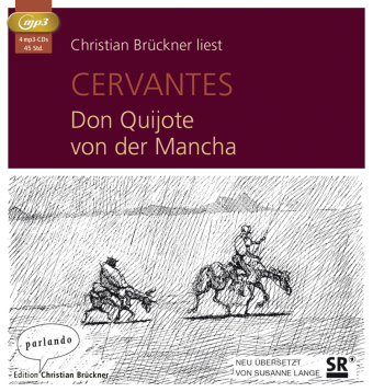 Don Quijote von der Mancha, 4 Audio-CD, 4 MP3