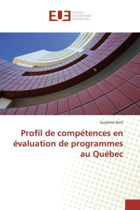 Profil de compétences en évaluation de programmes au Québec 