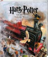 Harry Potter und der Stein der Weisen (farbig illustrierte Schmuckausgabe) (Harry Potter 1) Cover