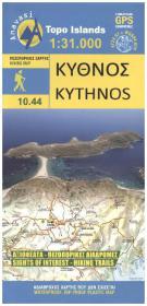 Hiking Map Wanderkarte Kythnos