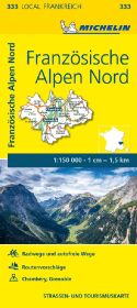 Michelin Karte Französische Alpen Nord. Isère, Savoie