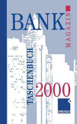 Bank Magazin Taschenbuch 2000 