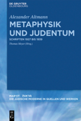 Metaphysik und Judentum 