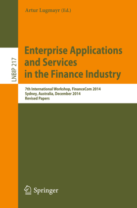 Enterprise Applications and Services in the Finance Industry 