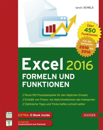 Excel 2016 Formeln und Funktionen, m. 1 Buch, m. 1 E-Book