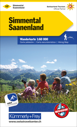 Kümmerly+Frey Karte Simmental - Saanenland Wanderkarte