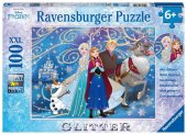 Ravensburger Kinderpuzzle - 13610 Frozen - Glitzernder Schnee - Disney Frozen Puzzle für Kinder ab 6 Jahren, mit 100 Tei