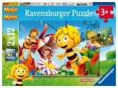 Ravensburger Kinderpuzzle - 07594 Biene Maja auf der Blumenwiese - Puzzle für Kinder ab 3 Jahren, Biene Maja Puzzle mit